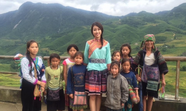 Hoa hậu Mỹ Linh hóa thành 'cô gái miền núi' cực chất